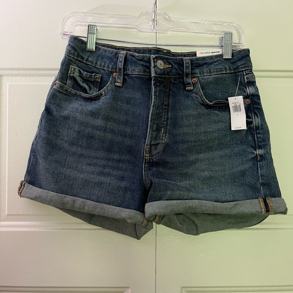 O.G. Straight Jean Shorts Old Navy